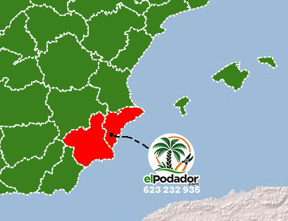 Mapa de cobertura - Alicante y Murcia